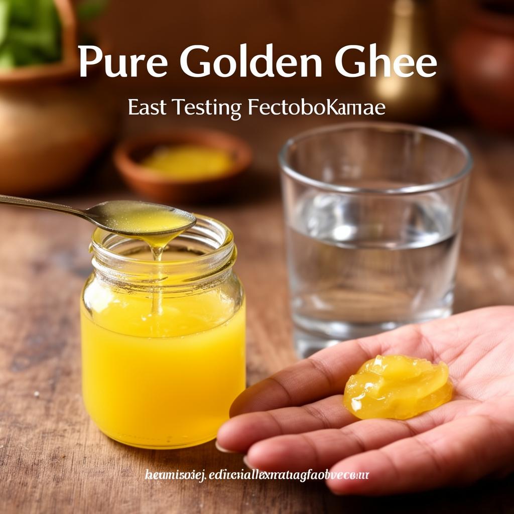 Ways to test the Purity of Ghee at Home
